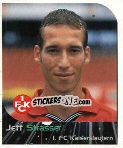 Sticker Jeff Strasser - German Football Bundesliga 1999-2000 - Panini