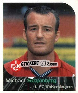Sticker Michael Schjönberg - German Football Bundesliga 1999-2000 - Panini