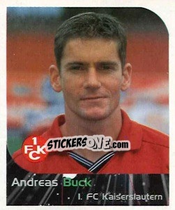 Sticker Andreas Buck - German Football Bundesliga 1999-2000 - Panini