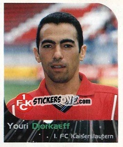 Sticker Youri Djorkaeff - German Football Bundesliga 1999-2000 - Panini