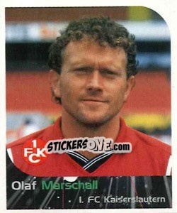 Sticker Olaf Marschall - German Football Bundesliga 1999-2000 - Panini