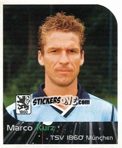 Cromo Marco Kurz - German Football Bundesliga 1999-2000 - Panini
