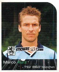 Sticker Marco Kurz - German Football Bundesliga 1999-2000 - Panini