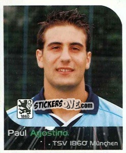 Sticker Paul Agostino - German Football Bundesliga 1999-2000 - Panini