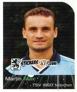 Sticker Martin Max - German Football Bundesliga 1999-2000 - Panini