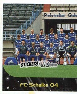 Sticker FC Schalke 04 Gelsenkirchen - Mannschaft (Puzzle) - German Football Bundesliga 1999-2000 - Panini