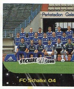 Figurina FC Schalke 04 Gelsenkirchen - Mannschaft (Puzzle) - German Football Bundesliga 1999-2000 - Panini