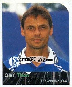 Sticker Olaf Thon - German Football Bundesliga 1999-2000 - Panini