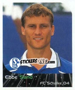 Cromo Ebbe Sand - German Football Bundesliga 1999-2000 - Panini