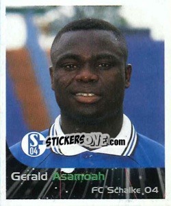 Cromo Gerald Asamoah - German Football Bundesliga 1999-2000 n. 273 - Panini