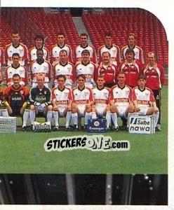 Sticker VfB Stuttgart - Mannschaft (Puzzle) - German Football Bundesliga 1999-2000 - Panini