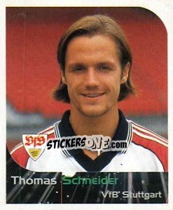 Sticker Thomas Schneider - German Football Bundesliga 1999-2000 n. 285 - Panini