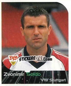 Sticker Zvonimir Soldo - German Football Bundesliga 1999-2000 n. 291 - Panini