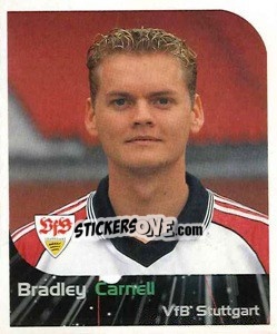 Figurina Bradley Carnell - German Football Bundesliga 1999-2000 - Panini