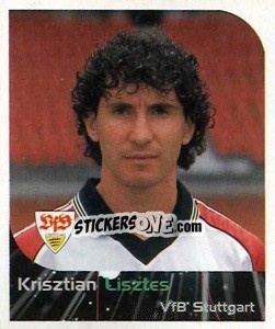 Cromo Krisztian Lisztes - German Football Bundesliga 1999-2000 - Panini