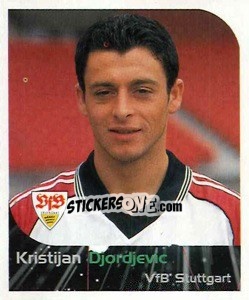 Sticker Kristijan Djordjevic - German Football Bundesliga 1999-2000 - Panini