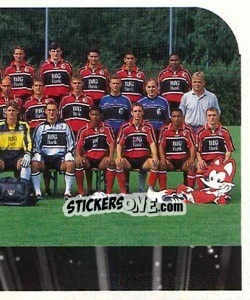 Sticker Sportclub Freiburg - Mannschaft (Puzzle) - German Football Bundesliga 1999-2000 n. 306 - Panini