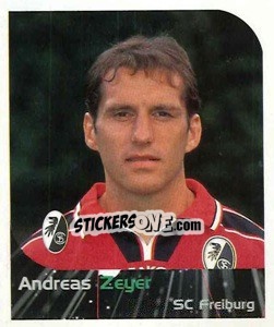 Sticker Andreas Zeyer - German Football Bundesliga 1999-2000 - Panini