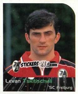 Sticker Levan Tskitischvili - German Football Bundesliga 1999-2000 - Panini
