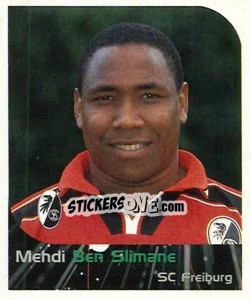 Cromo Mehdi Ben Slimane - German Football Bundesliga 1999-2000 - Panini