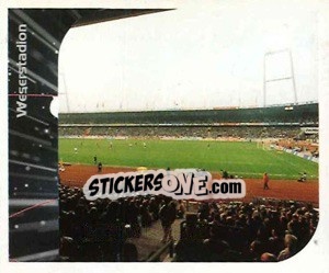 Sticker Weserstadion - Stadion - German Football Bundesliga 1999-2000 - Panini