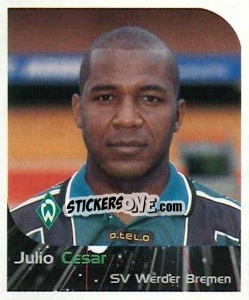 Sticker Julio Cesar - German Football Bundesliga 1999-2000 - Panini