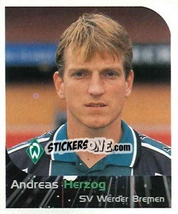 Cromo Andreas Herzog - German Football Bundesliga 1999-2000 - Panini
