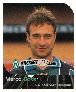 Sticker Marco Bode - German Football Bundesliga 1999-2000 - Panini