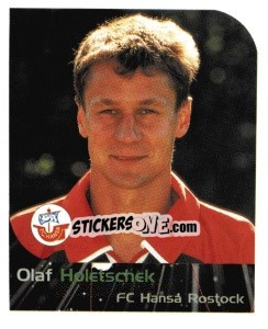 Sticker Olaf Holetschek - German Football Bundesliga 1999-2000 - Panini