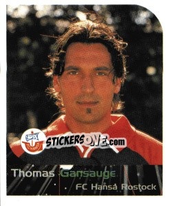 Sticker Thomas Gansauge - German Football Bundesliga 1999-2000 - Panini