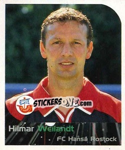 Cromo Hilmar Weilandt - German Football Bundesliga 1999-2000 - Panini
