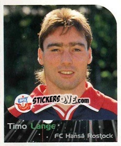 Sticker Timo Lange - German Football Bundesliga 1999-2000 - Panini