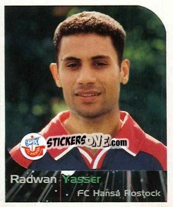 Cromo Radwan Yasser - German Football Bundesliga 1999-2000 - Panini