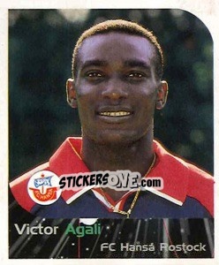 Cromo Victor Agali - German Football Bundesliga 1999-2000 - Panini