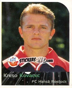 Sticker Kreso Kovacec - German Football Bundesliga 1999-2000 - Panini