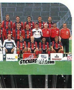 Cromo SG Eintracht Frankfurt - Mannschaft (Puzzle) - German Football Bundesliga 1999-2000 - Panini