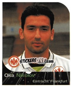 Cromo Oka Nikolov - German Football Bundesliga 1999-2000 - Panini