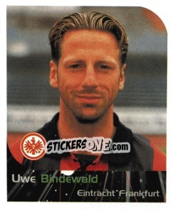 Cromo Uwe Bindewald - German Football Bundesliga 1999-2000 - Panini