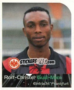 Sticker Rolf Christel Guie-Mien - German Football Bundesliga 1999-2000 - Panini