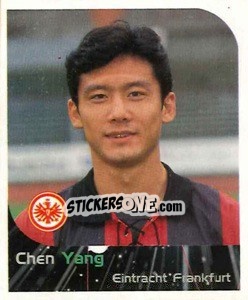 Cromo Chen Yang - German Football Bundesliga 1999-2000 - Panini
