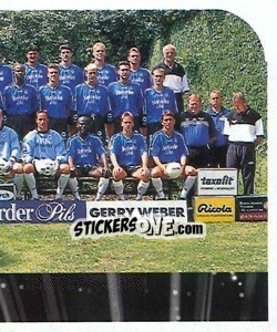 Sticker DSC Arminia Bielefeld - Mannschaft (Puzzle) - German Football Bundesliga 1999-2000 n. 414 - Panini