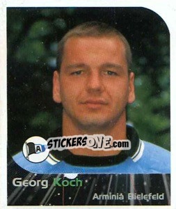 Sticker Georg Koch - German Football Bundesliga 1999-2000 n. 418 - Panini