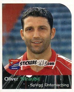 Sticker Oliver Straube - German Football Bundesliga 1999-2000 - Panini