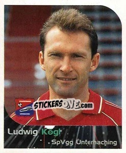 Sticker Ludwig Kögl - German Football Bundesliga 1999-2000 - Panini