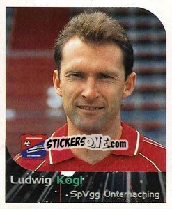 Cromo Ludwig Kögl - German Football Bundesliga 1999-2000 - Panini