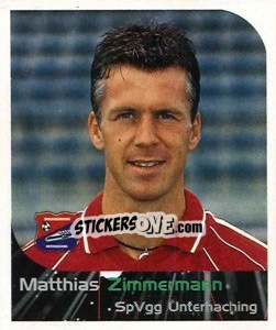Cromo Matthias Zimmermann - German Football Bundesliga 1999-2000 - Panini