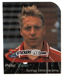 Sticker Peter Zeiler - German Football Bundesliga 1999-2000 - Panini