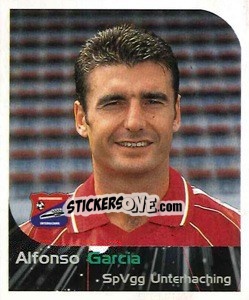 Cromo Alfonso Garcia - German Football Bundesliga 1999-2000 - Panini