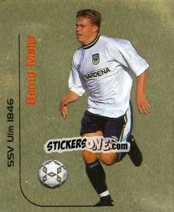 Figurina Bernd Maier (Gold) - German Football Bundesliga 1999-2000 - Panini