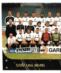 Sticker SSV Ulm - Mannschaft (Puzzle) - German Football Bundesliga 1999-2000 - Panini